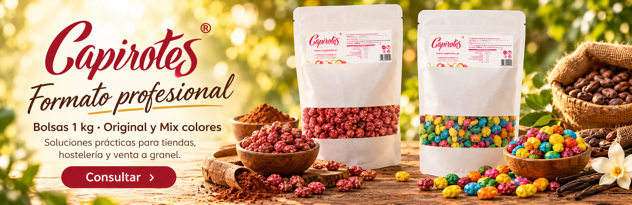 Bolsas 1Kg Capirotes Original y Mix
