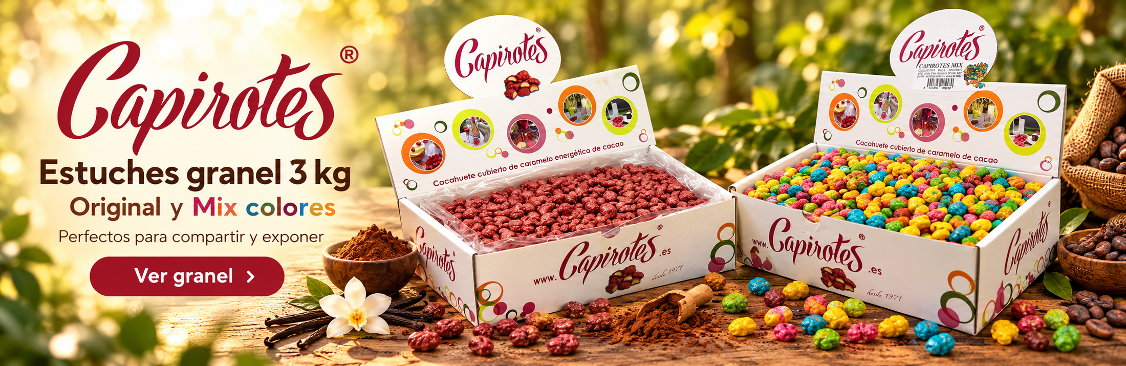 Estuche 3kg Capirotes Original y Mix Granel
