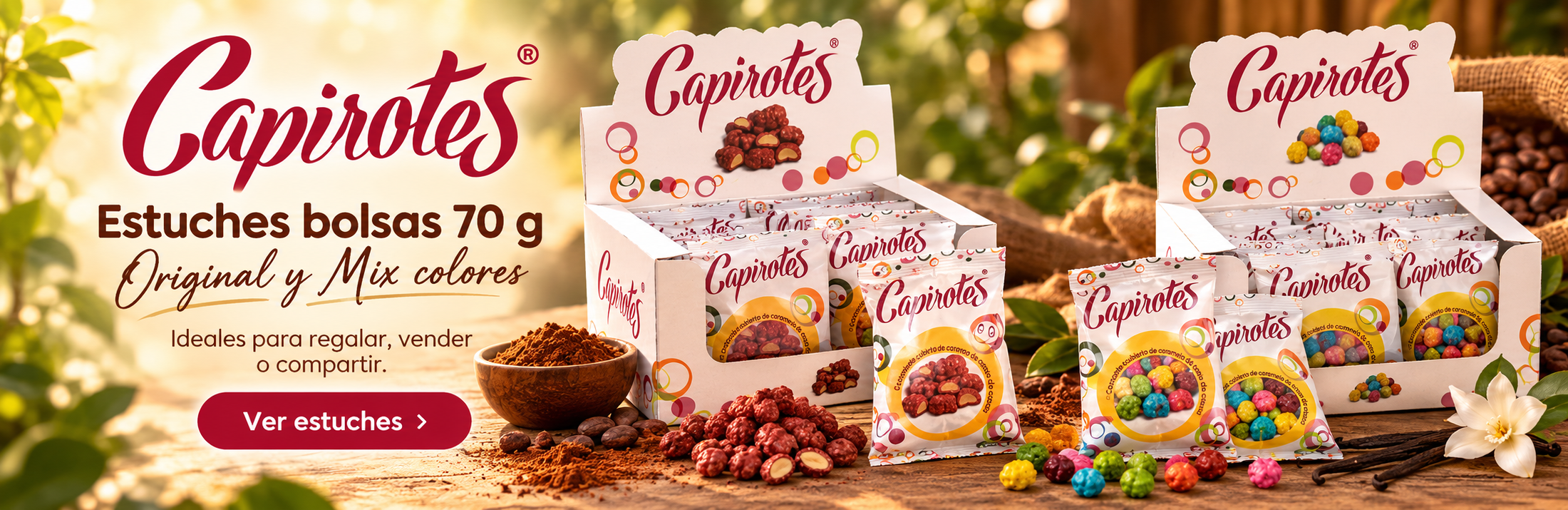 Estuche Capirotes Original y Mix Bolsas 70gr