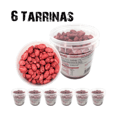 Pack Original de 6 tarrinas de cacahuetes garrapiñados 250 g