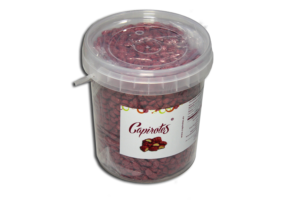 Cubo Original de 2 kg de cacahuetes garrapiñados