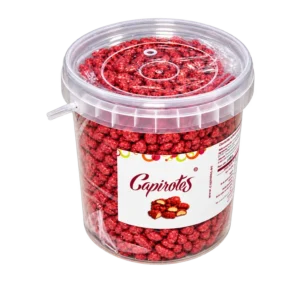 Cubo Original de 1 kg de cacahuetes garrapiñados