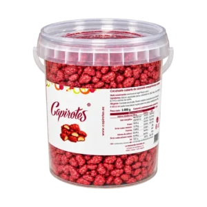 Cubo Original de 2 kg de cacahuetes garrapiñados