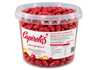 Cubo Original de 500 g de cacahuetes garrapiñados