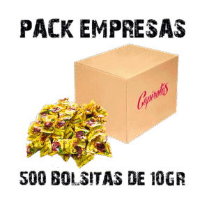 Pack Empresas de cacahuetes garrapiñados | 500 bolsitas de 10 g