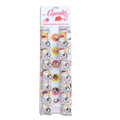 Panoplia Original de 14 bolsas de 35 g de cacahuetes garrapiñados de Capirotes