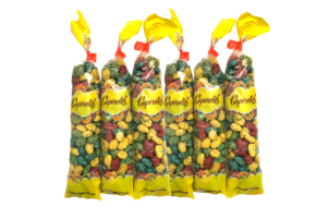 Pack Mix de 6 bolsas de cacahuetes garrapiñados 95 g