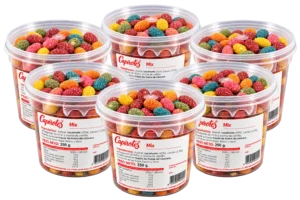 Pack Mix de 6 tarrinas de cacahuetes garrapiñados 250 g