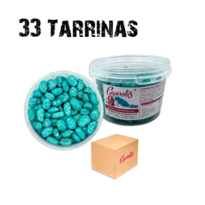 Pack Blue de 33 tarrinas de cacahuetes garrapiñados 160 g