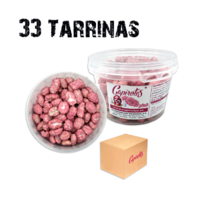 Pack Pink de 33 tarrinas de cacahuetes garrapiñados 160 g