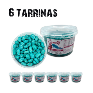 Pack Blue de 6 tarrinas de cacahuetes garrapiñados 160 g