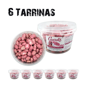 Pack Pink de 6 tarrinas de cacahuetes garrapiñados 160 g