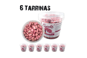 Pack Pink de 6 tarrinas de cacahuetes garrapiñados 250 g