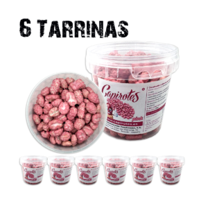 Pack Pink de 6 tarrinas de cacahuetes garrapiñados 250 g
