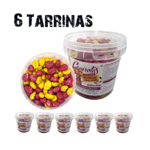 Pack Selección de 6 tarrinas de cacahuetes garrapiñados 250 g